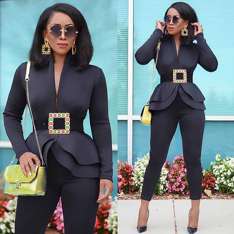 Fashion Ruffle Casual Suits - Image 15