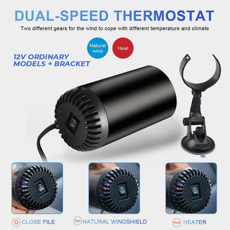 Fast Heating Cup Shape Car Warm Air Blower - Image 7