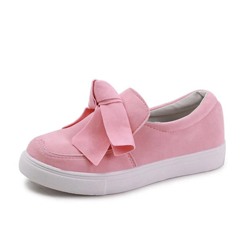 Female Summer Bow Canvas Shoes - Image 3