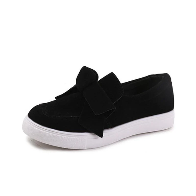 Female Summer Bow Canvas Shoes - Image 4