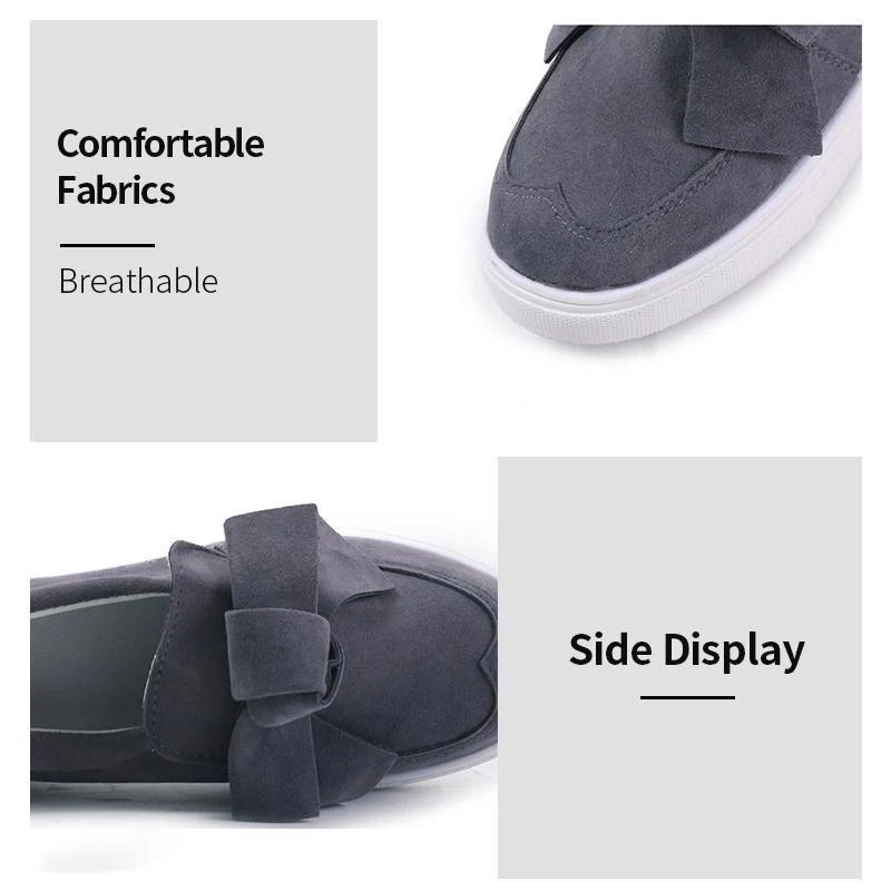Female Summer Bow Canvas Shoes - Image 6