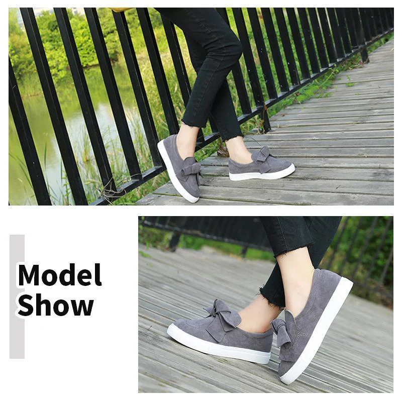 Female Summer Bow Canvas Shoes - Image 8