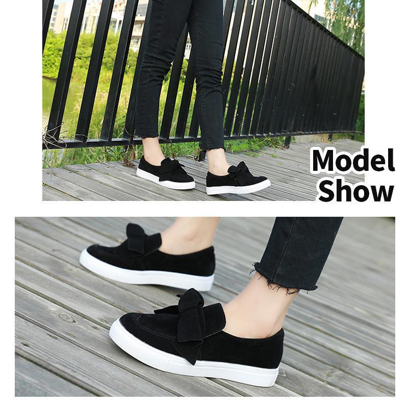 Female Summer Bow Canvas Shoes - Image 9