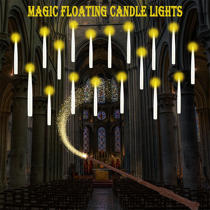 Flameless LED Candle with Magic Wand Remote Control - Image 2