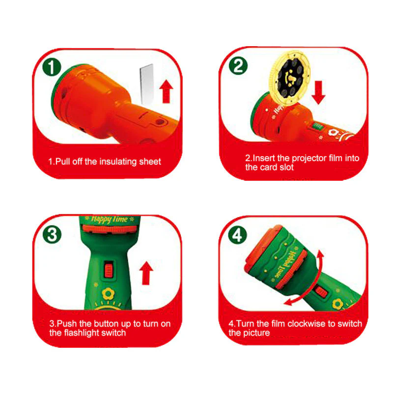 Flashlight Projector Torch Lamp Toy - Image 11