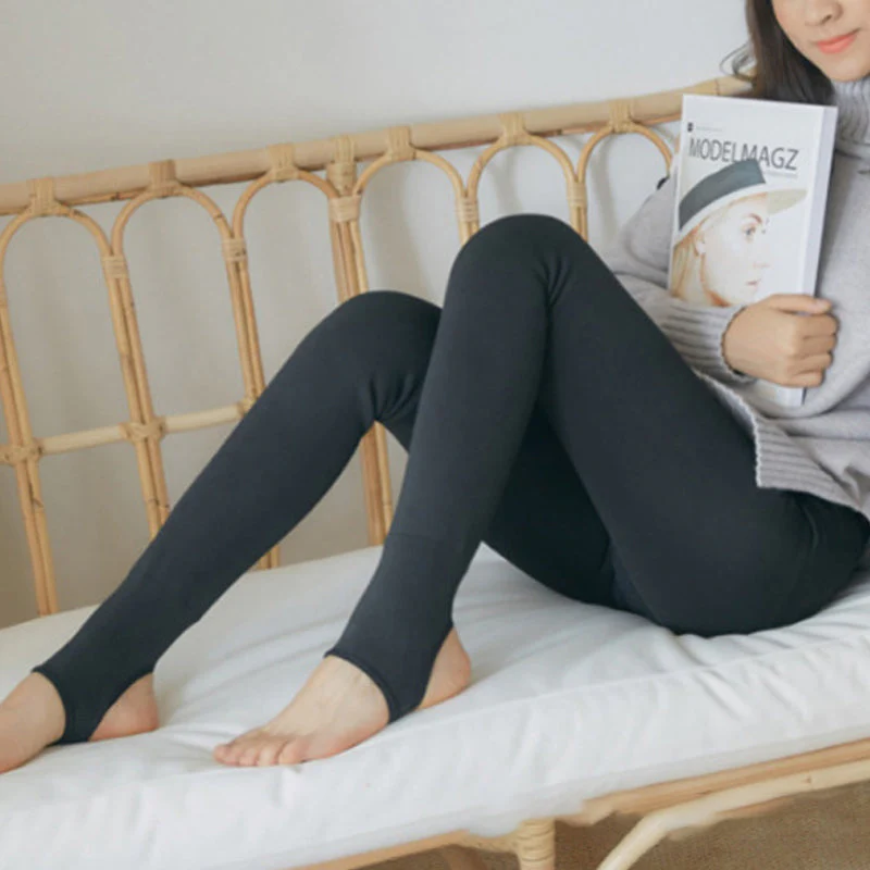 Flawless Legs Fake Translucent Warm Plush Lined Elastic Tights - Image 25