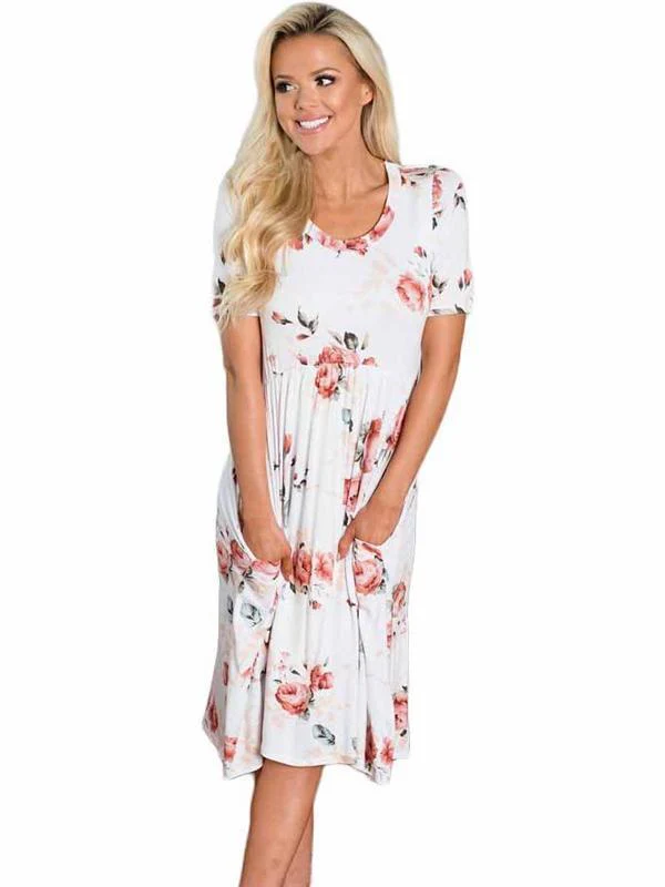 Floral Mommy And Me Matching Dresses - Image 5