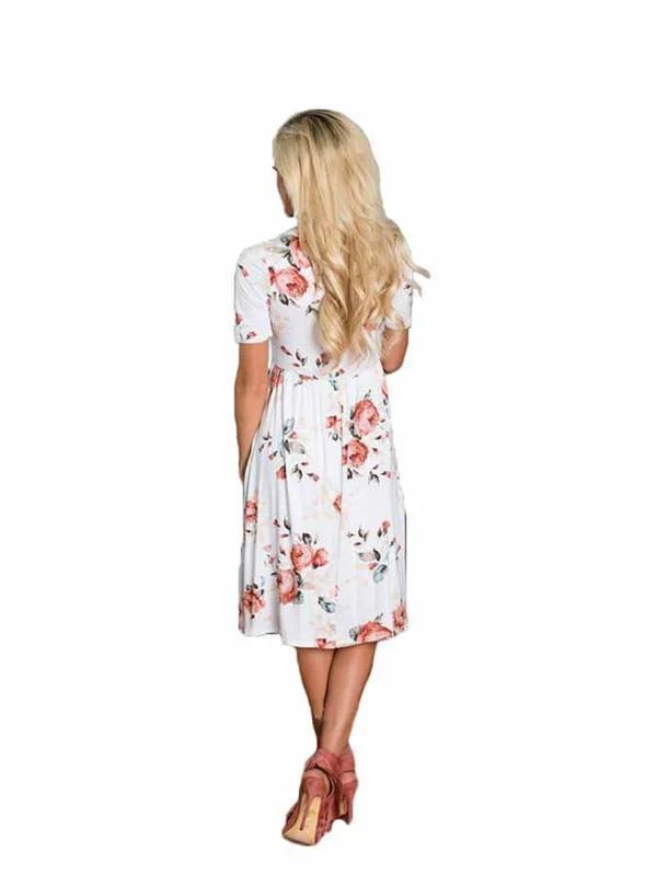 Floral Mommy And Me Matching Dresses - Image 6