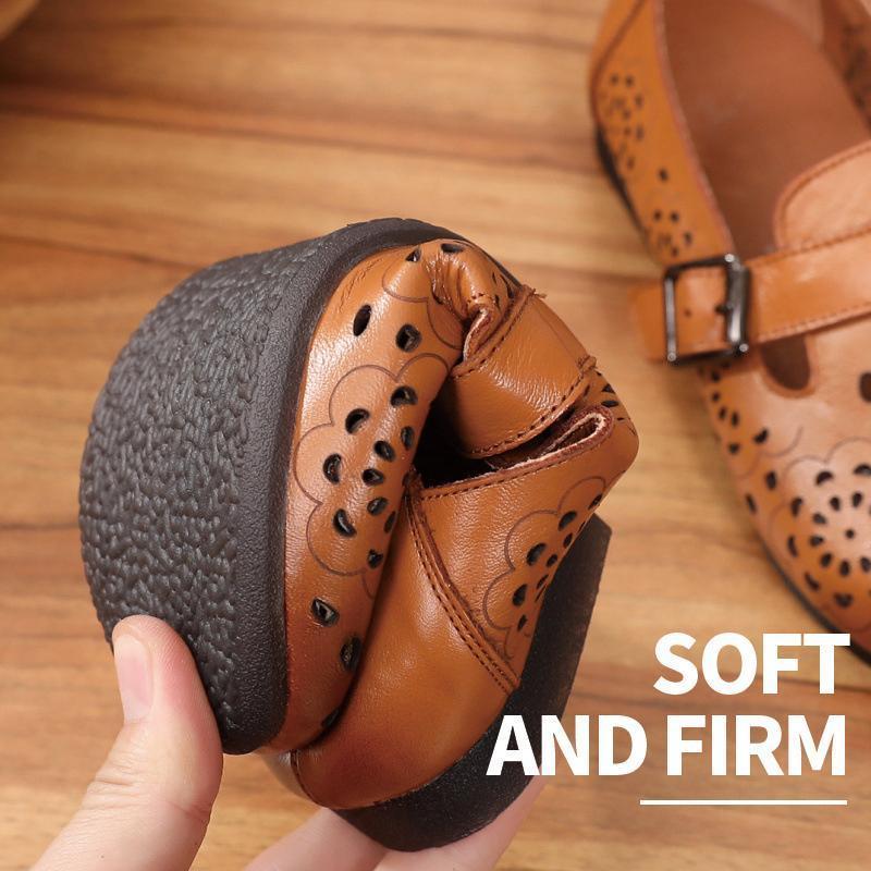 Flower Hollow Flat Shoes - Image 4