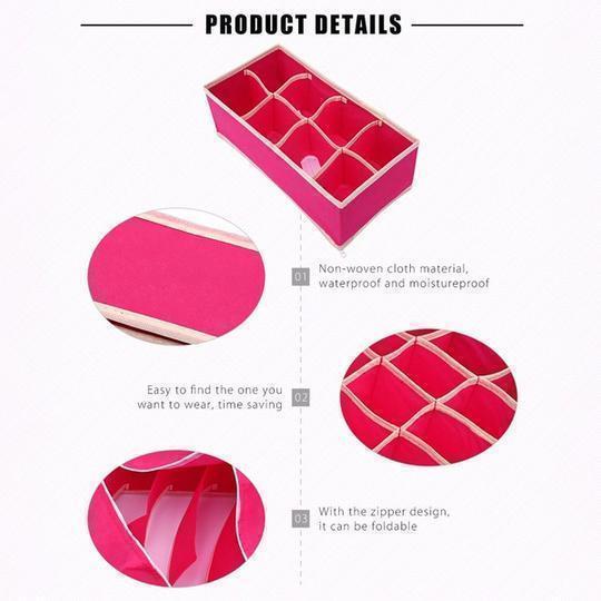 Foldable Closet Underwear Organizer(4 pics/1 Set) - Image 7