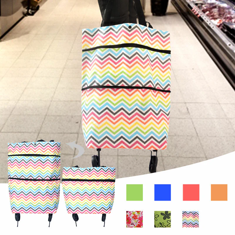 🎉Mother's Day Promotion-50% OFF🎉Foldable Shopping Trolley Tote Bag - Image 10