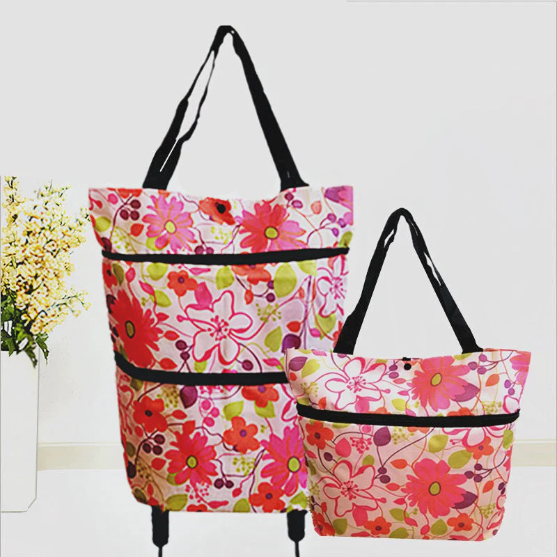 🎉Mother's Day Promotion-50% OFF🎉Foldable Shopping Trolley Tote Bag - Image 15