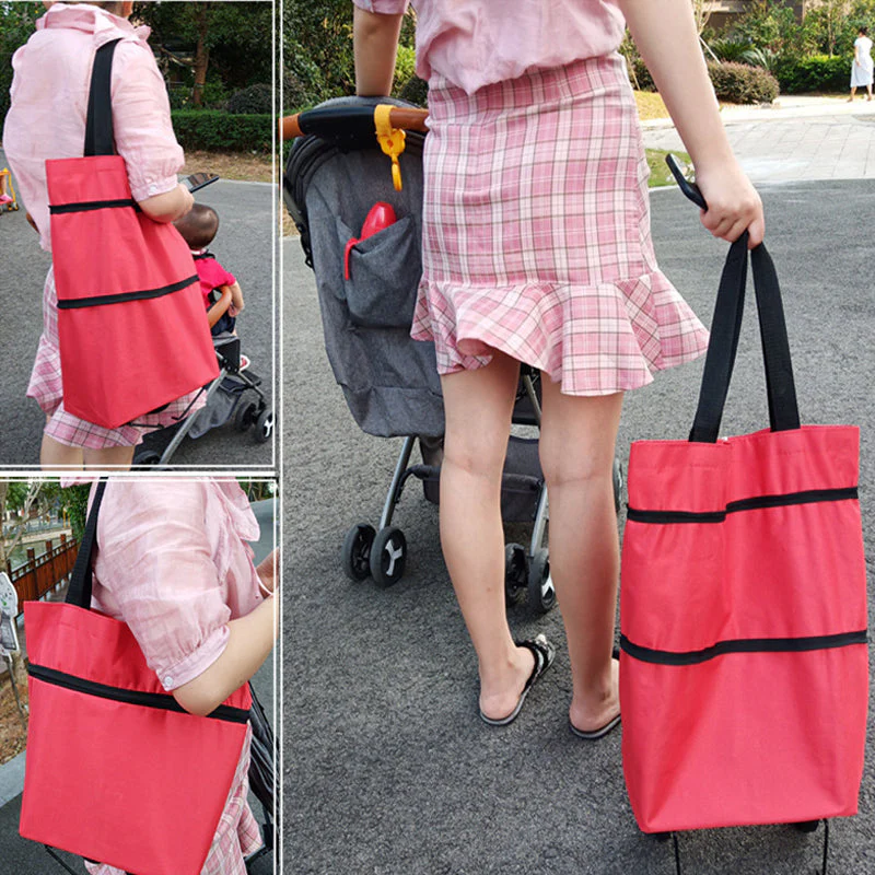 🎉Mother's Day Promotion-50% OFF🎉Foldable Shopping Trolley Tote Bag - Image 2