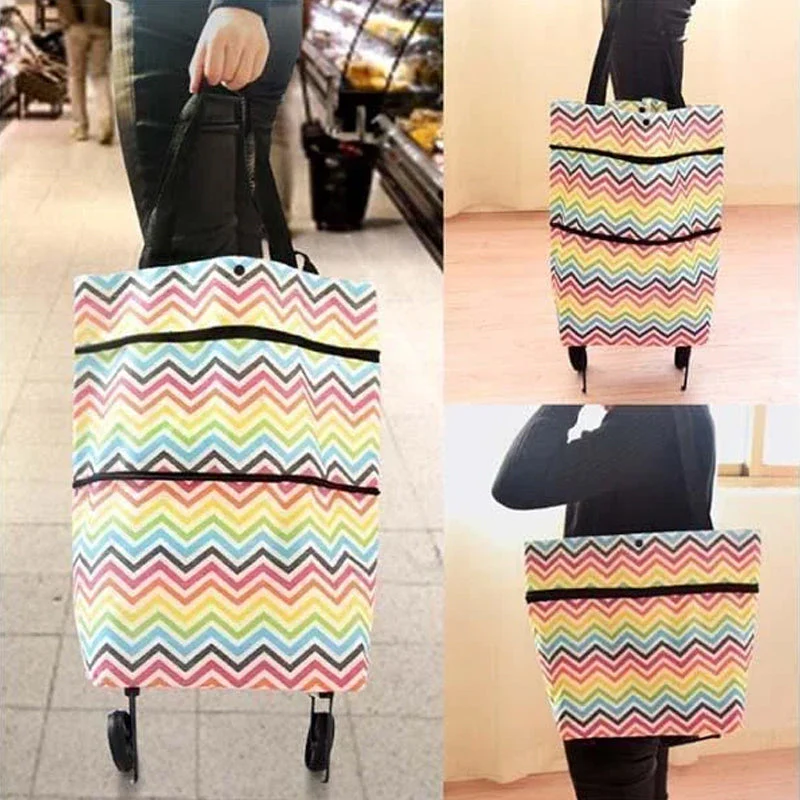 🎉Mother's Day Promotion-50% OFF🎉Foldable Shopping Trolley Tote Bag - Image 5