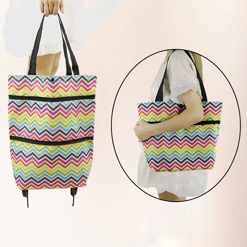 🎉Mother's Day Promotion-50% OFF🎉Foldable Shopping Trolley Tote Bag - Image 6