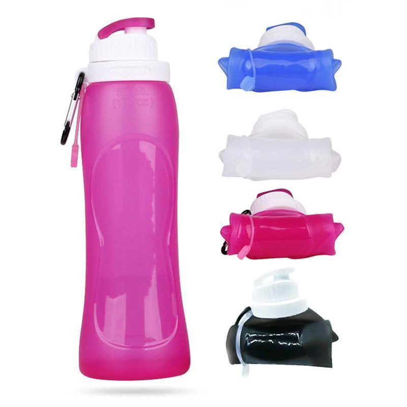 Foldable Silicone Water Bottle - Image 2