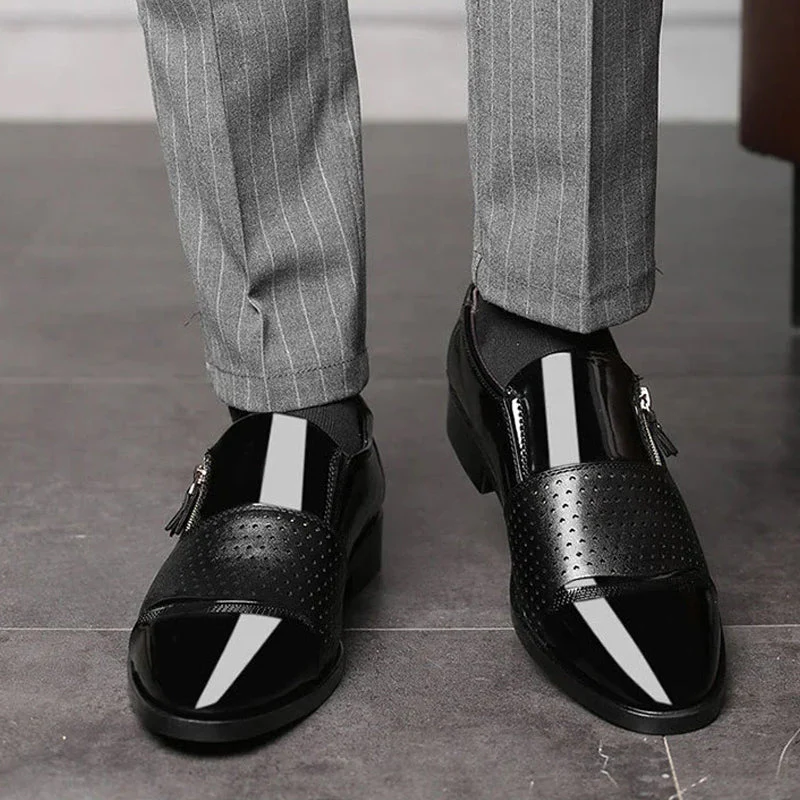 Four Seasons Men's Business Leather Shoes - Image 2