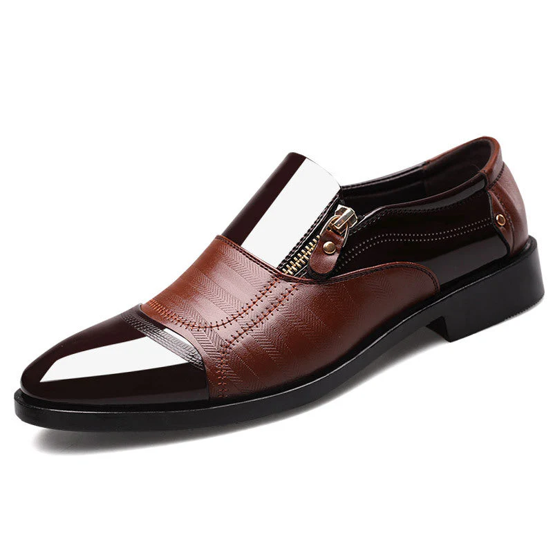 Four Seasons Men's Business Leather Shoes - Image 21