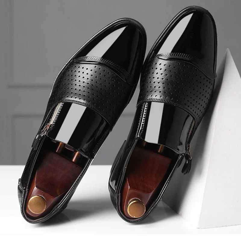 Four Seasons Men's Business Leather Shoes - Image 6