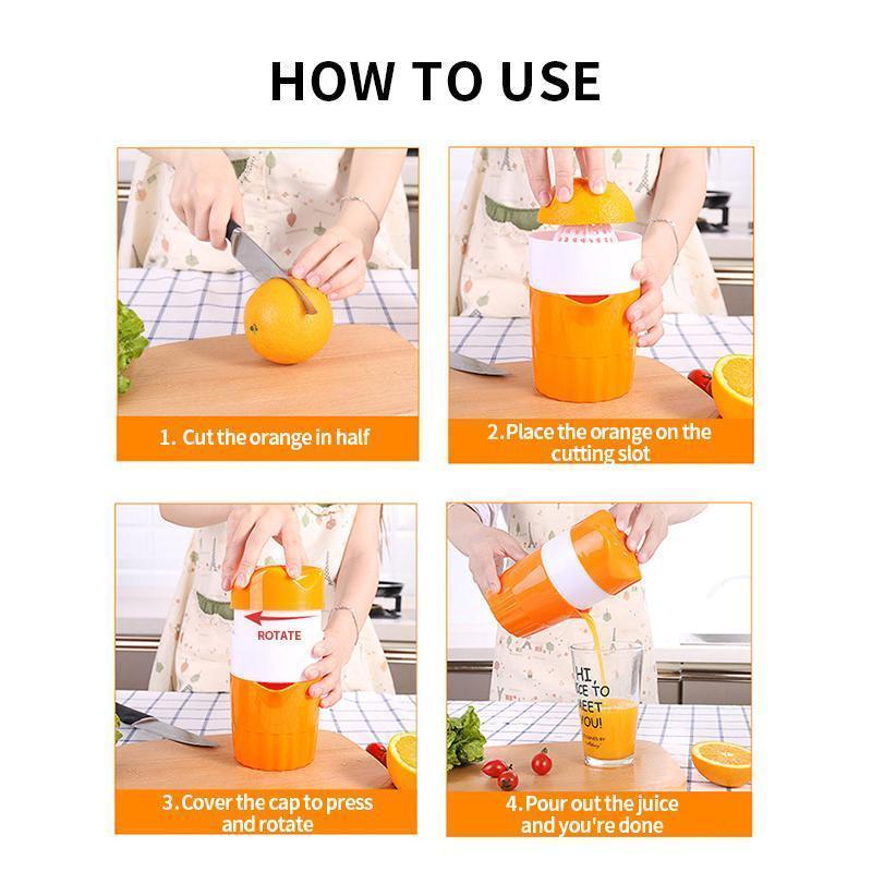 100% Fresh DIY Manual Portable Citrus Juicer - Image 9
