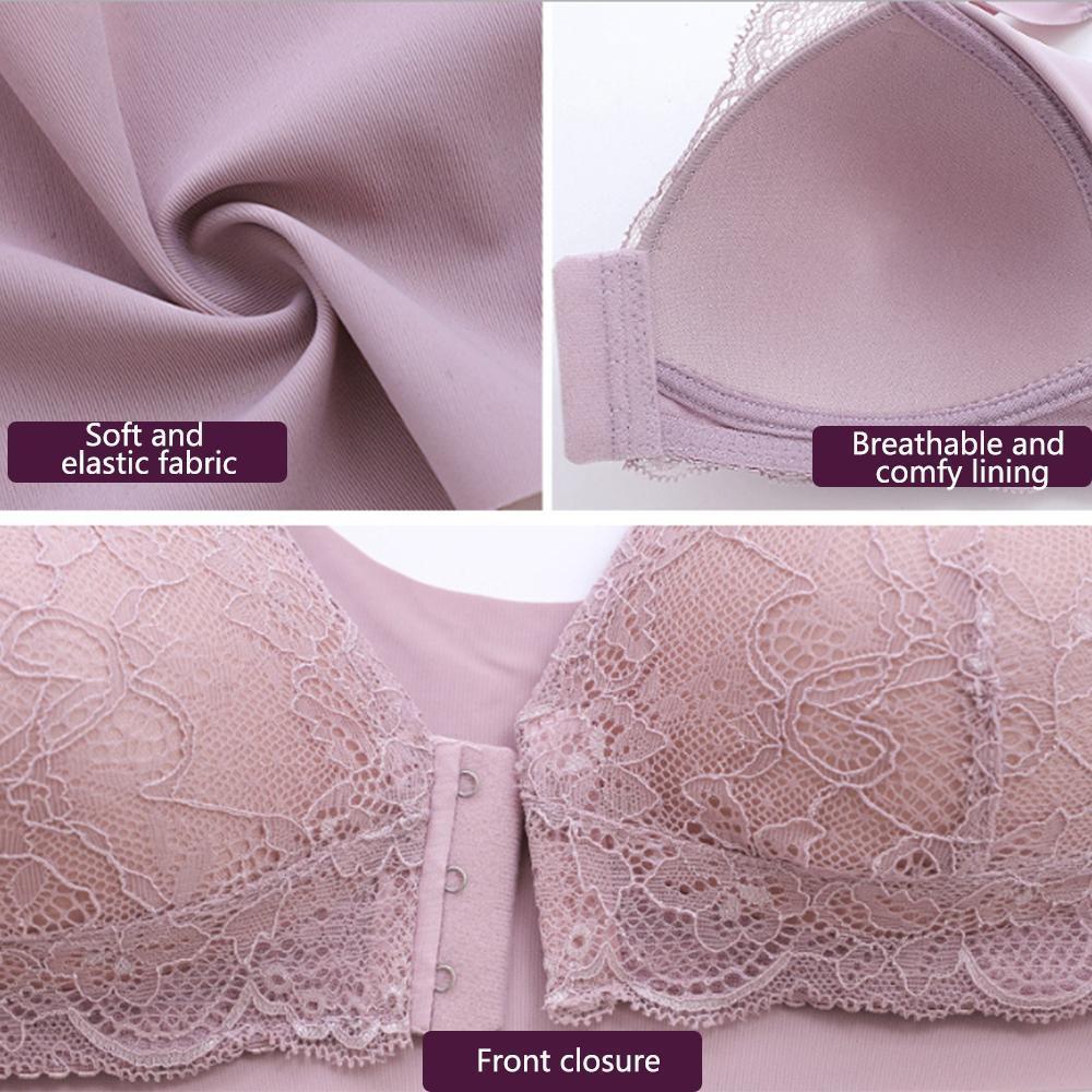 Front Closure Breathable Bra - Image 7