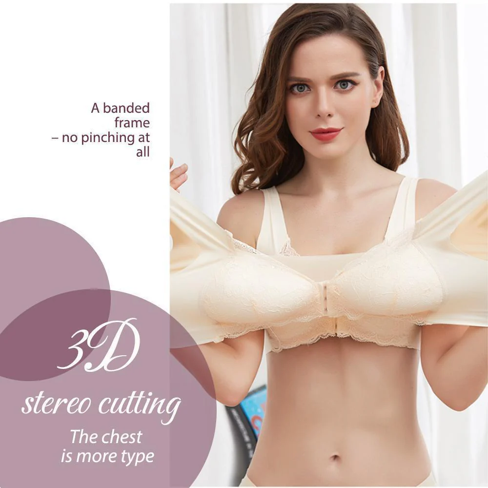 Front Closure Breathable Bra - Image 8