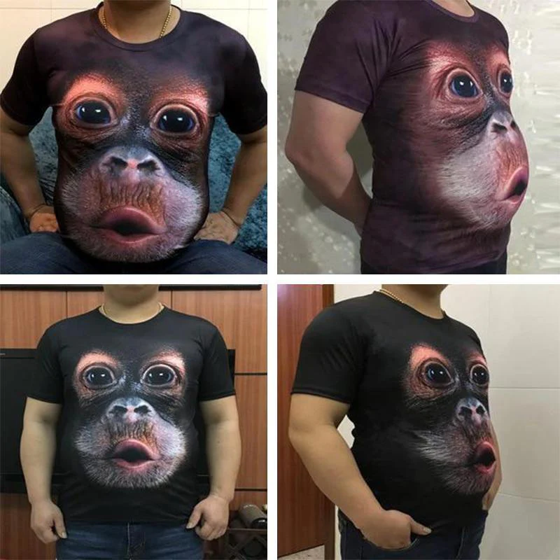 Funny Gorilla 3D T-shirt - Image 7
