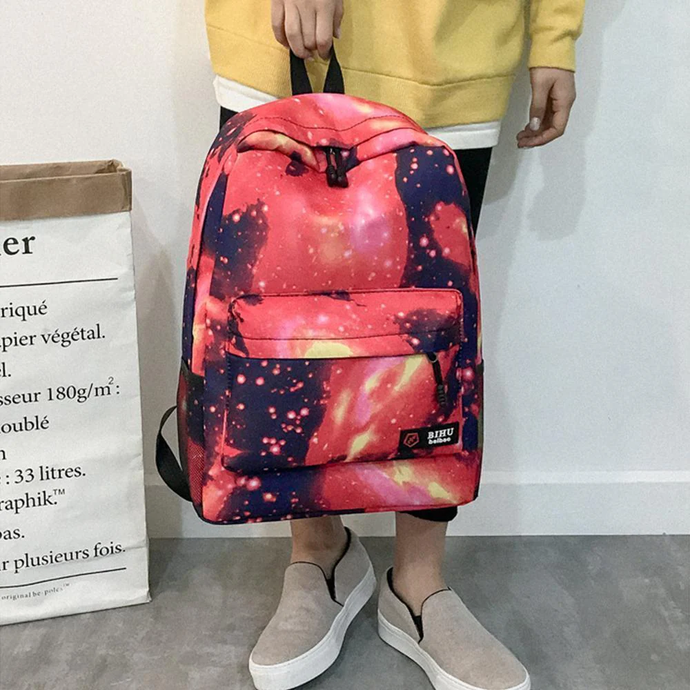 Galaxy Backpack Unisex School Backpack Cute Bag - Image 3