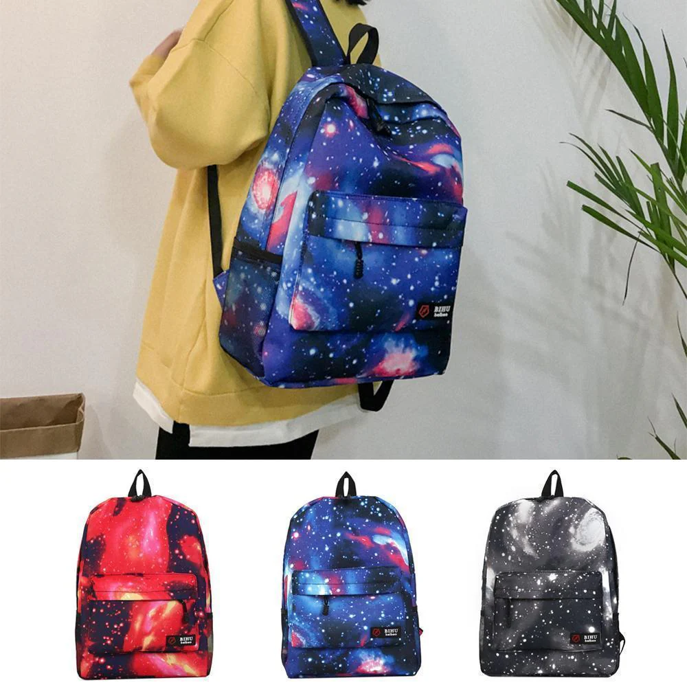 Galaxy Backpack Unisex School Backpack Cute Bag - Image 4