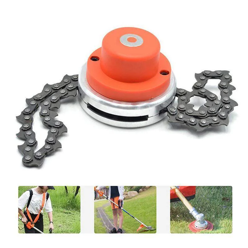 Garden Grass Stainless Steel Chain Trimmer Head - Image 4