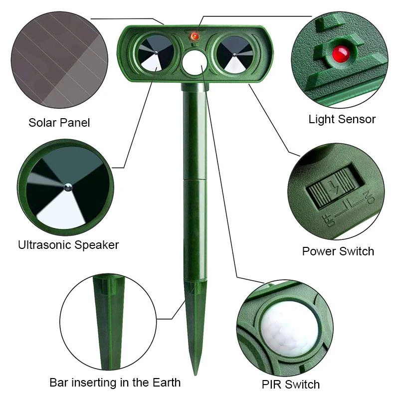 Garden Solar Pest Repellent - Image 5