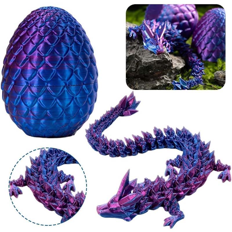 Gemstone Dragon Egg Ornaments - Image 13