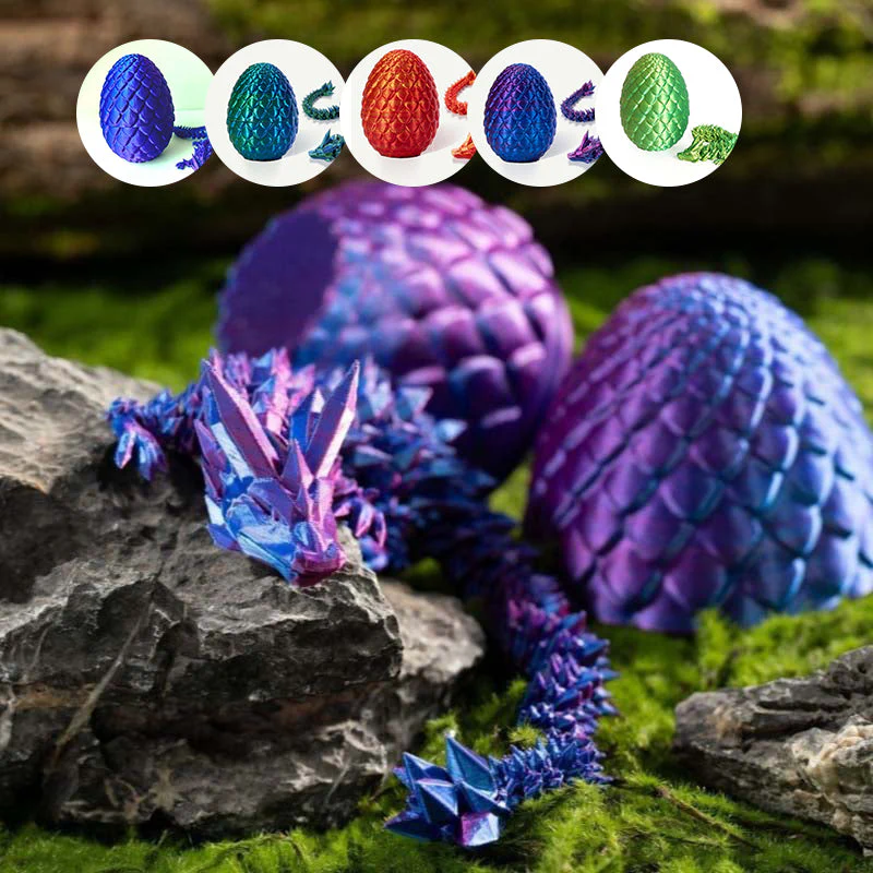Gemstone Dragon Egg Ornaments - Image 14