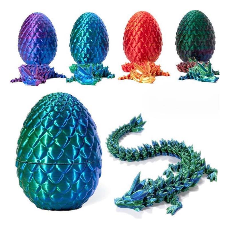 Gemstone Dragon Egg Ornaments - Image 2