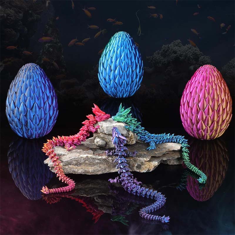 Gemstone Dragon Egg Ornaments - Image 5