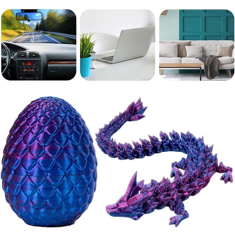 Gemstone Dragon Egg Ornaments - Image 9