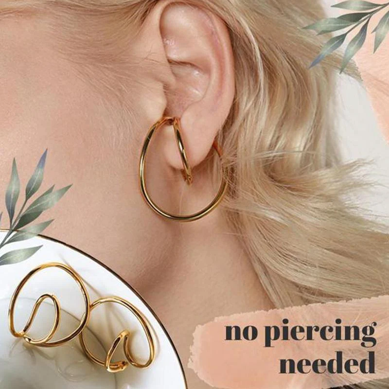 Geometry Earring Ear Clip - Image 4