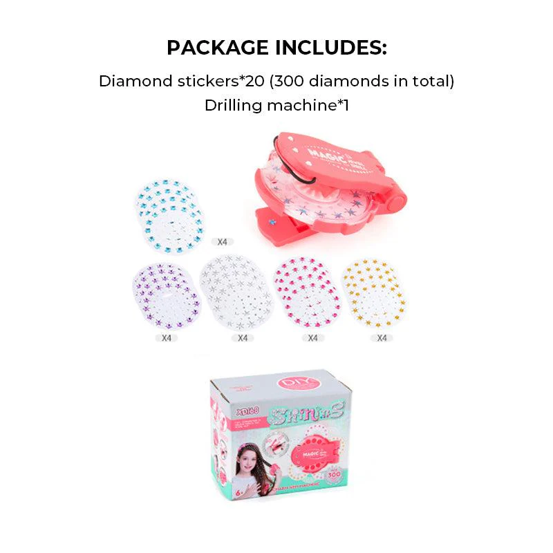 Hair Bling Stapler - Shining Bling Diamond Hair Sparkle Stapler Machine - Image 14
