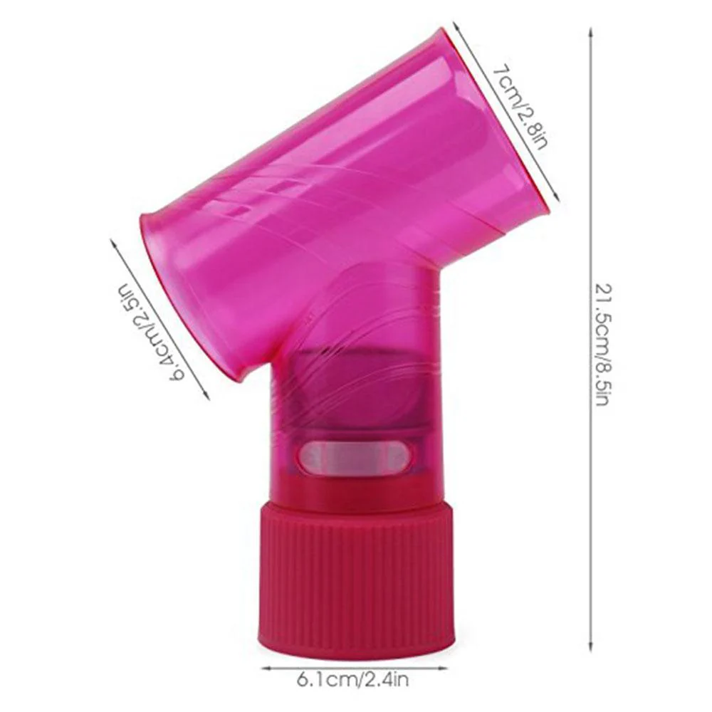 Hair Dryer Diffuser for Curly Wavy Permed Hair (Rose) - Image 6