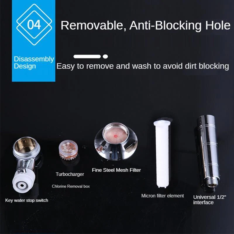Handheld Chlorine Removal Shower Head - Image 6