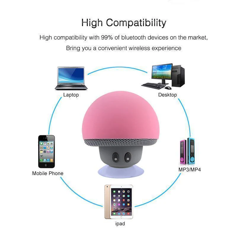 Hirundo® Mini Wireless Shroom Speaker - Image 9