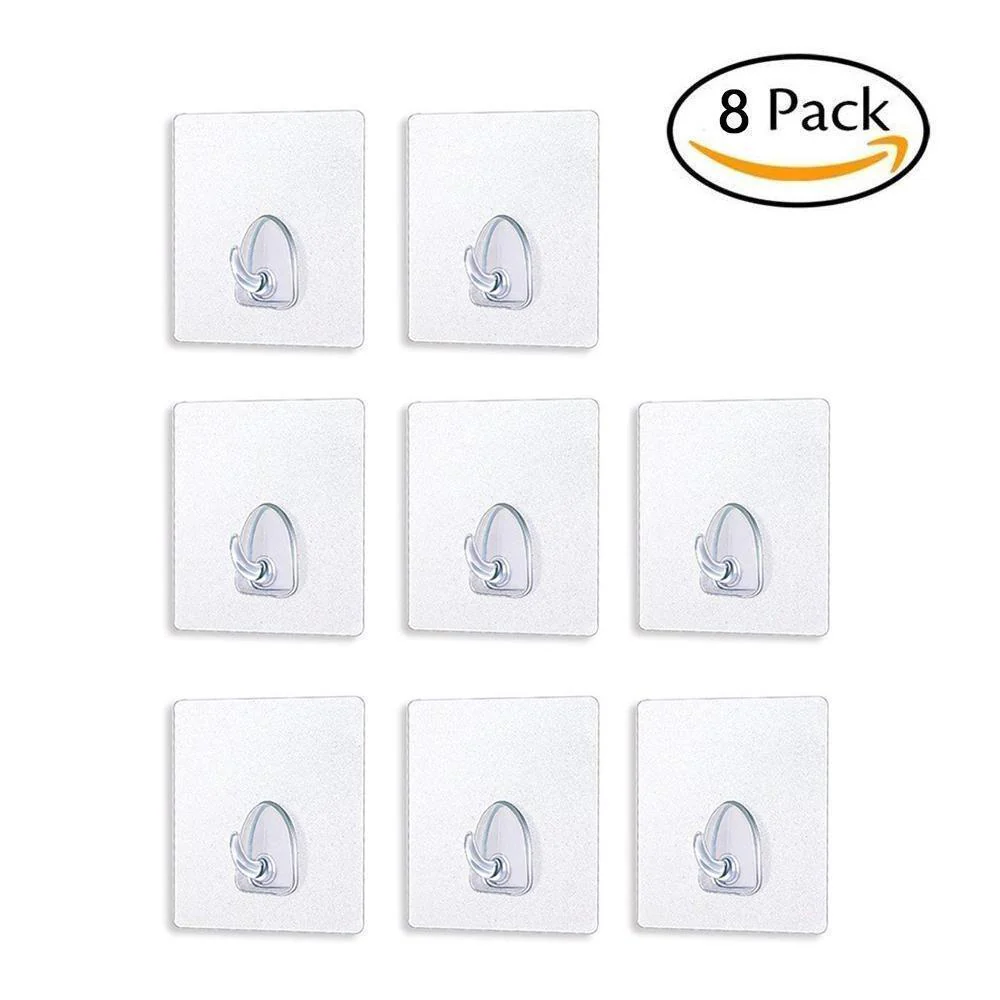 Hirundo® Waterproof Reusable Seamless Sticky Transparent Frosted Hooks - Image 11