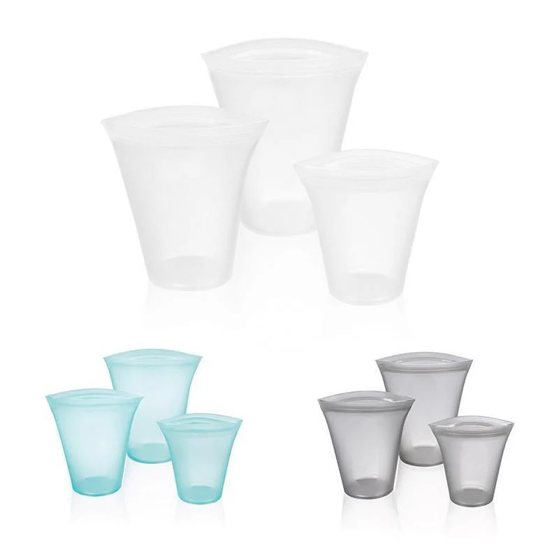 Hirundo Reusable Silicone Food Storage Bags (3 PCs) - Image 2