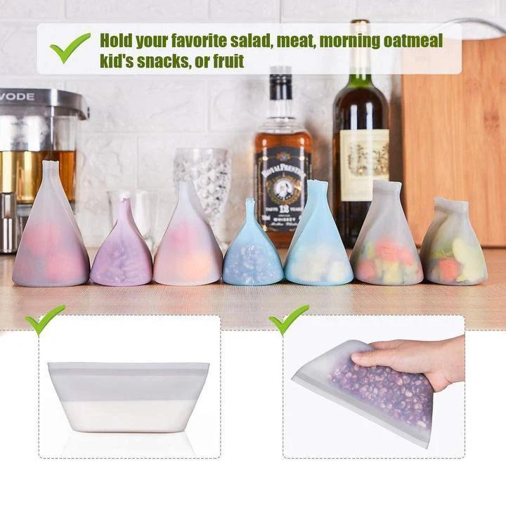Hirundo Reusable Silicone Food Storage Bags (3 PCs) - Image 5