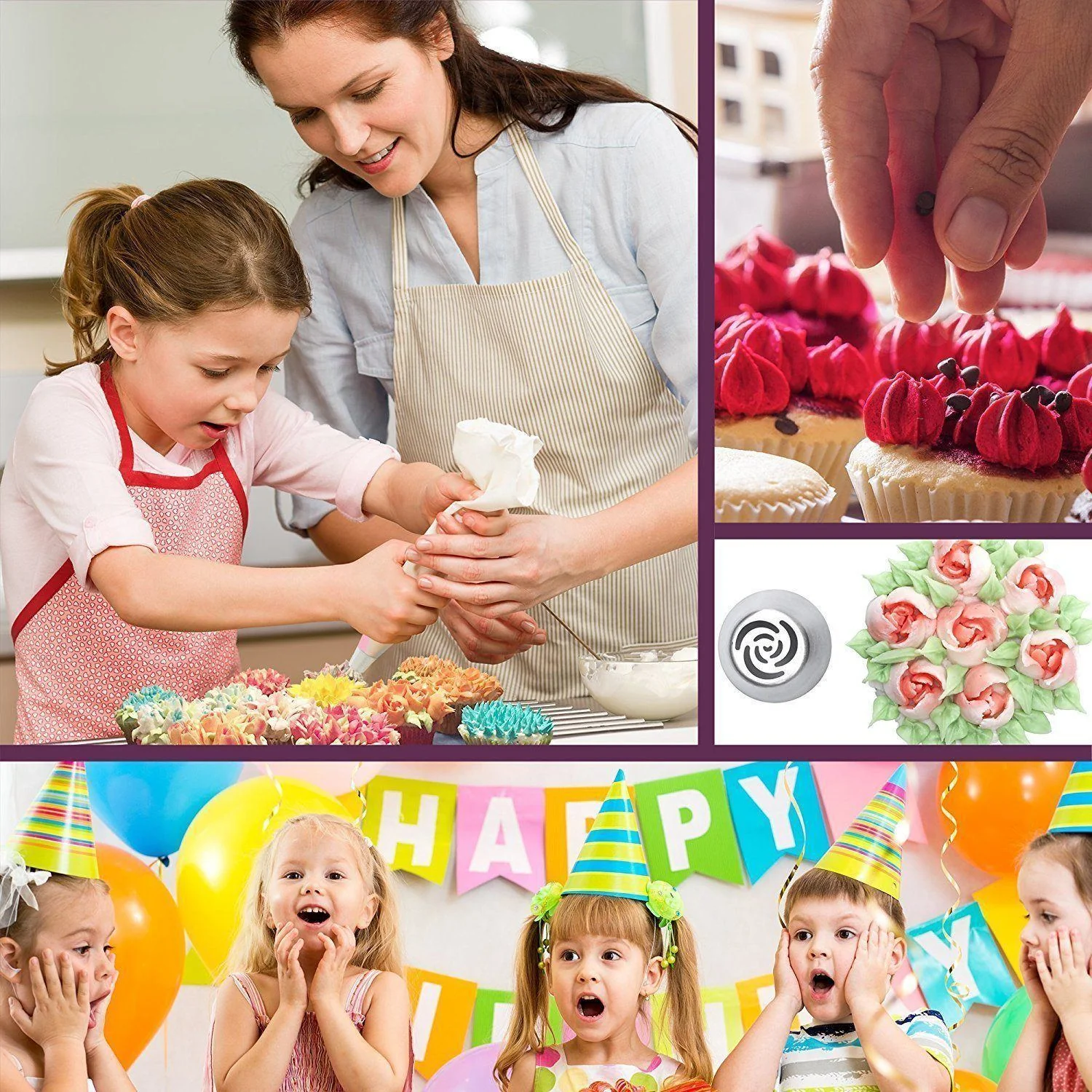 🔥 Hot Sale 50% off 🔥 --Cake Decor Piping Tips & Create Unique Cupcake Decorating - Image 5