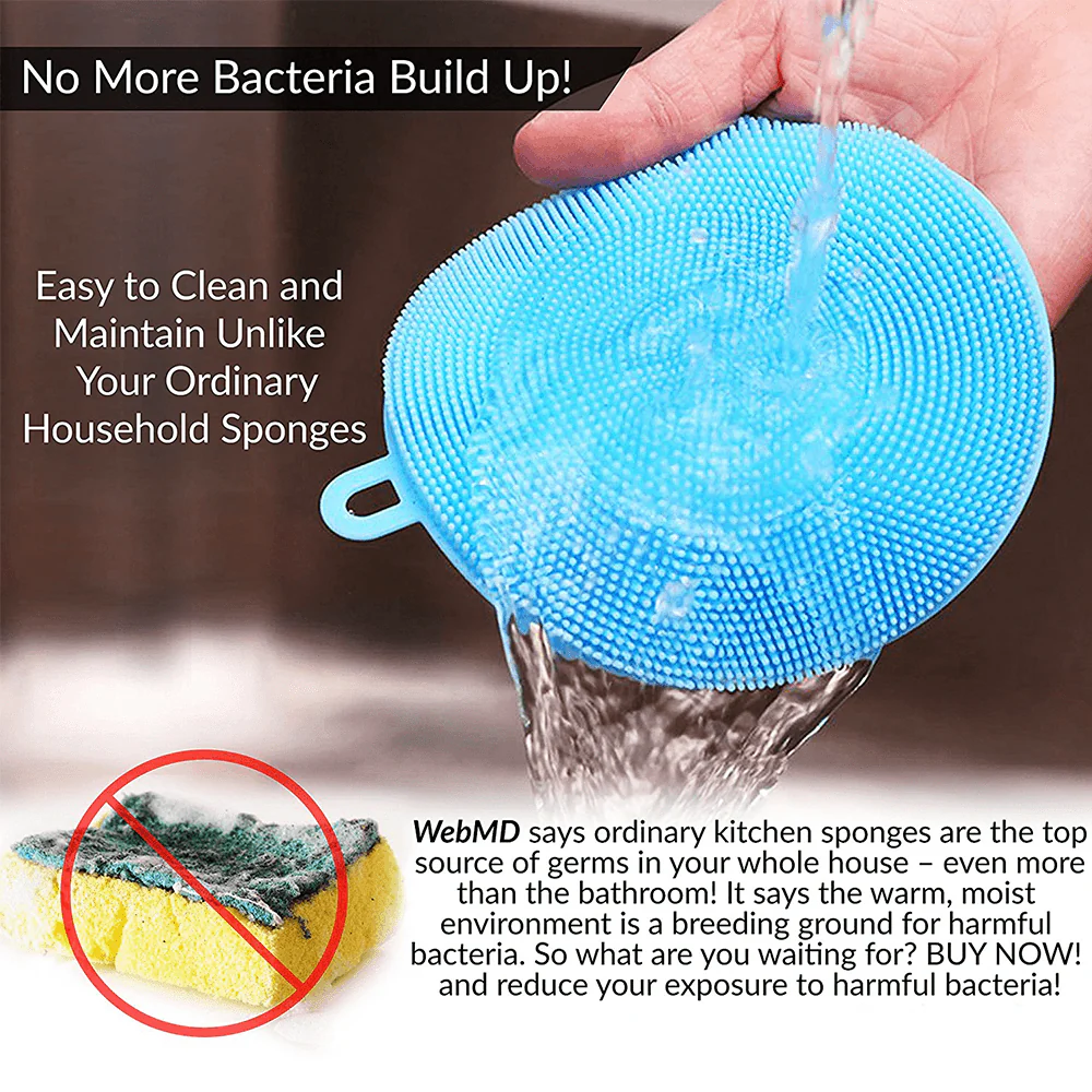 Hirundo Silicone Multi-purpose Scrubber Sponge - Image 4