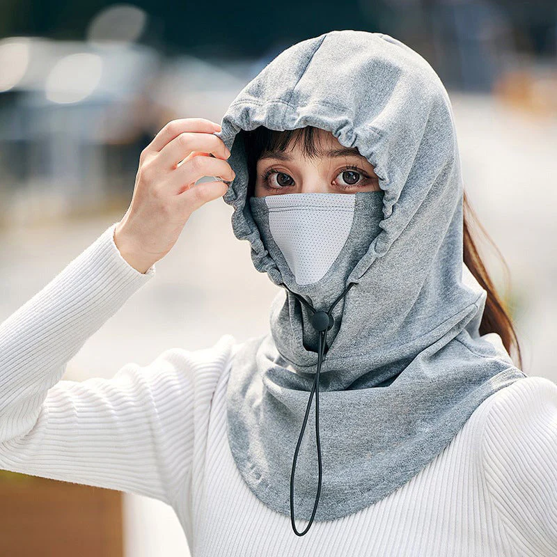 Hooded Face Mask with Neck Warmer for Cycling - Image 30