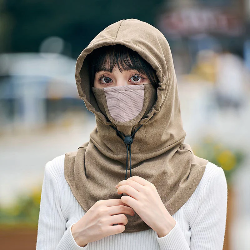 Hooded Face Mask with Neck Warmer for Cycling - Image 36