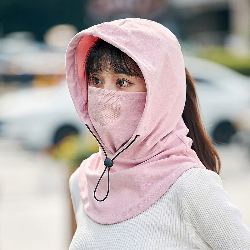Hooded Face Mask with Neck Warmer for Cycling - Image 39
