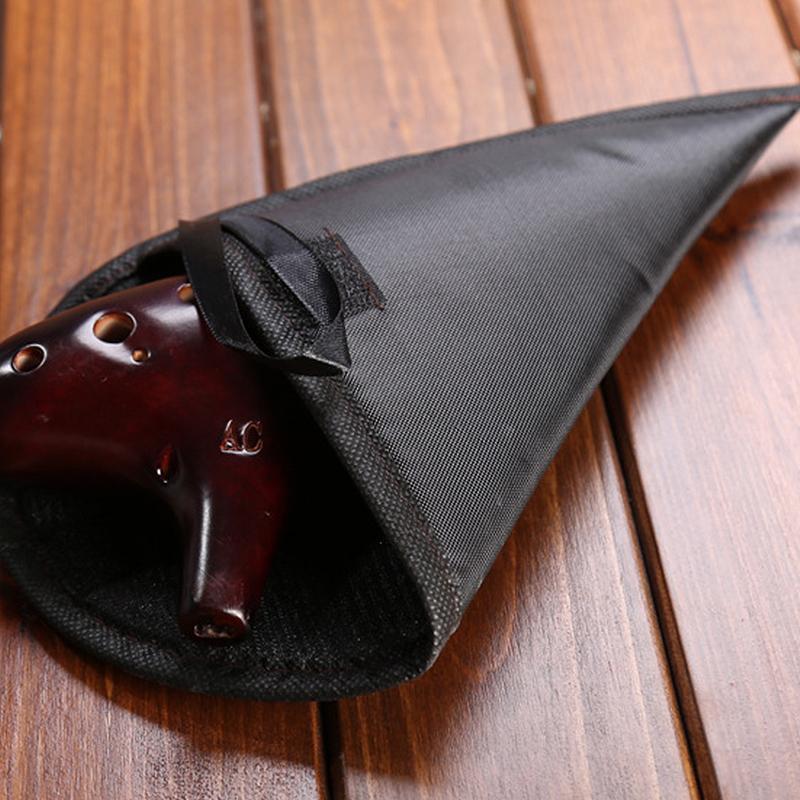 [HOT SALE]-12 Holes Ocarina Alto C Smoldering Ceramic Submarine SharpChain +Display BaseS - Image 15